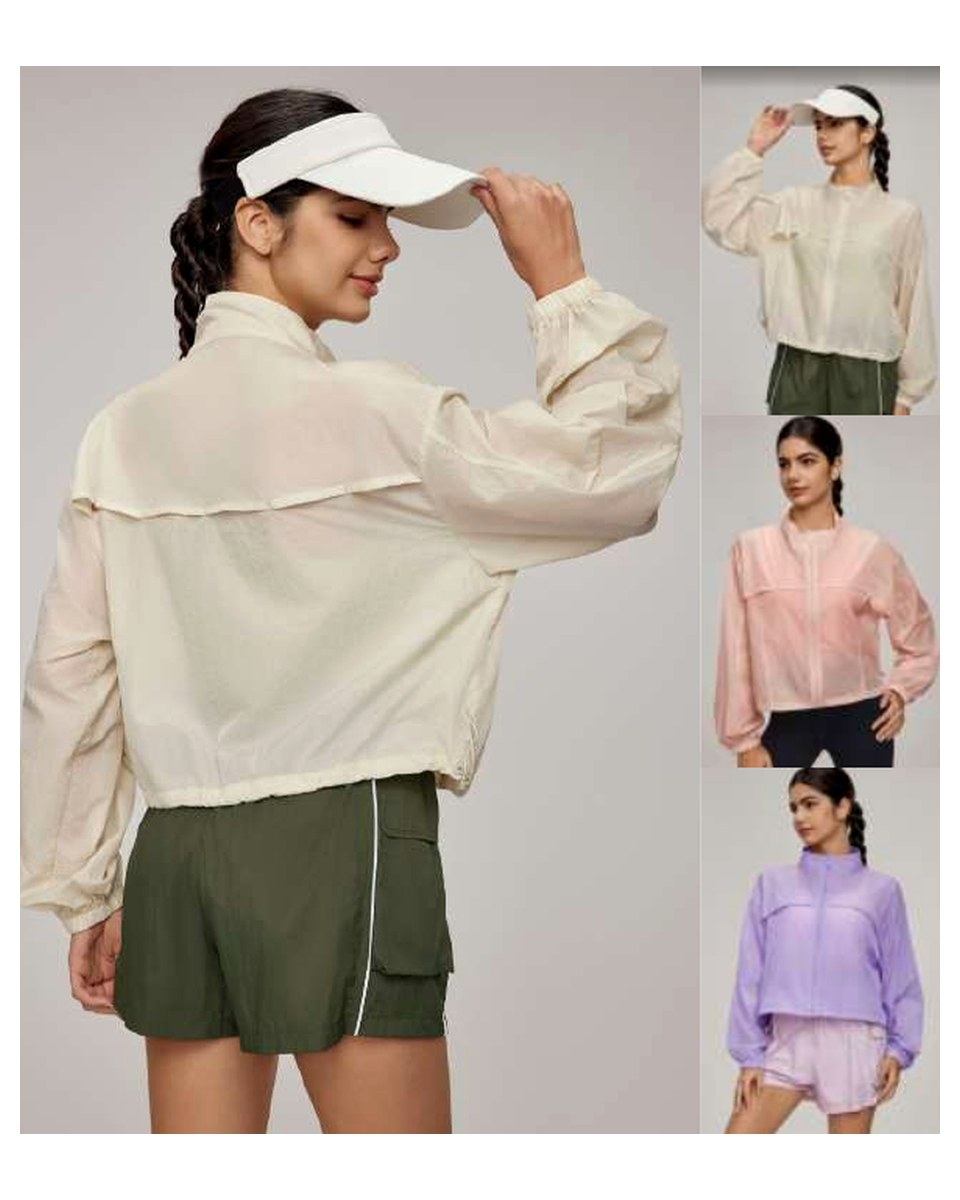 Lightweight Stand-Collar Wind Jacket