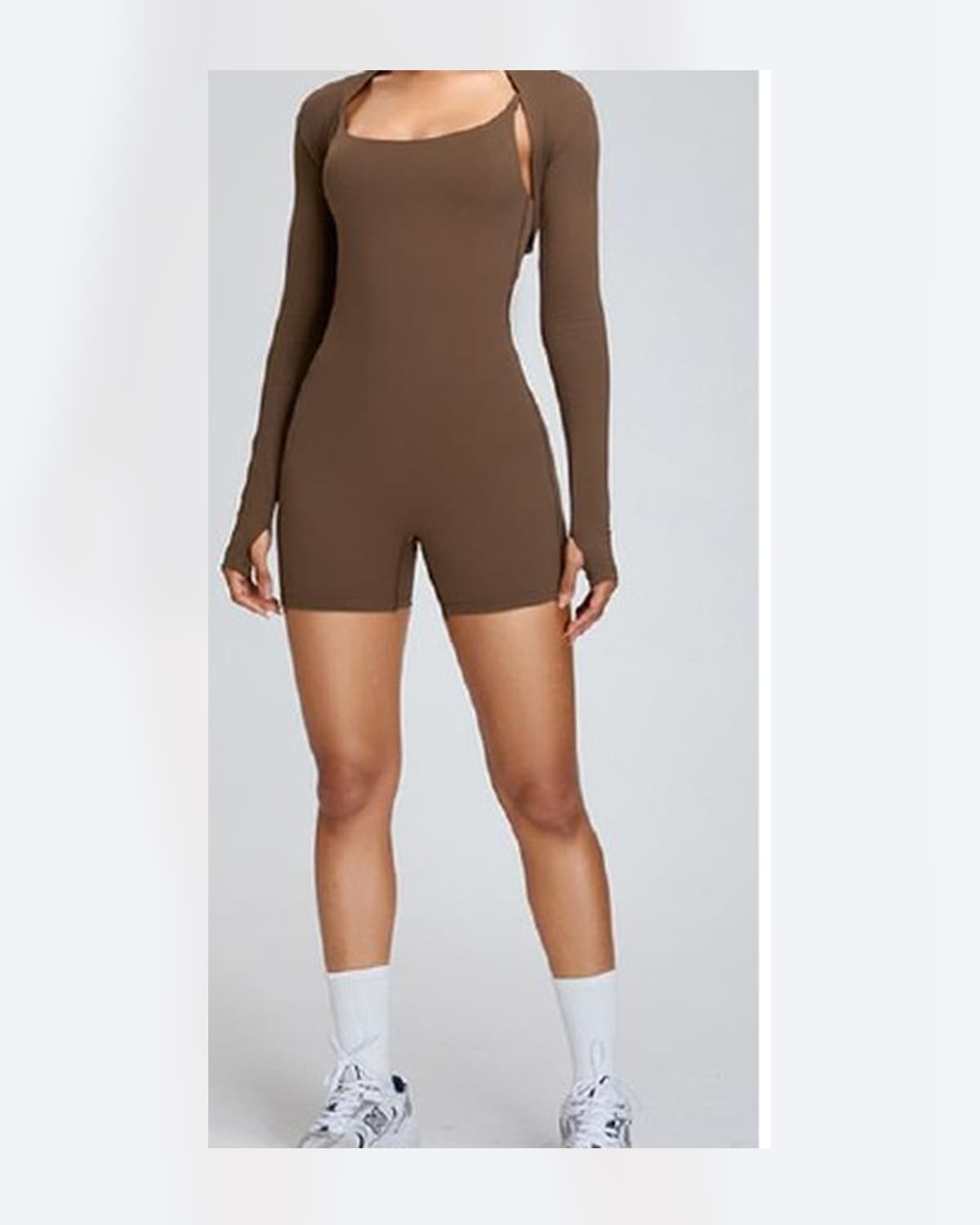 AW-006 Long Sleeve Seamless Romper