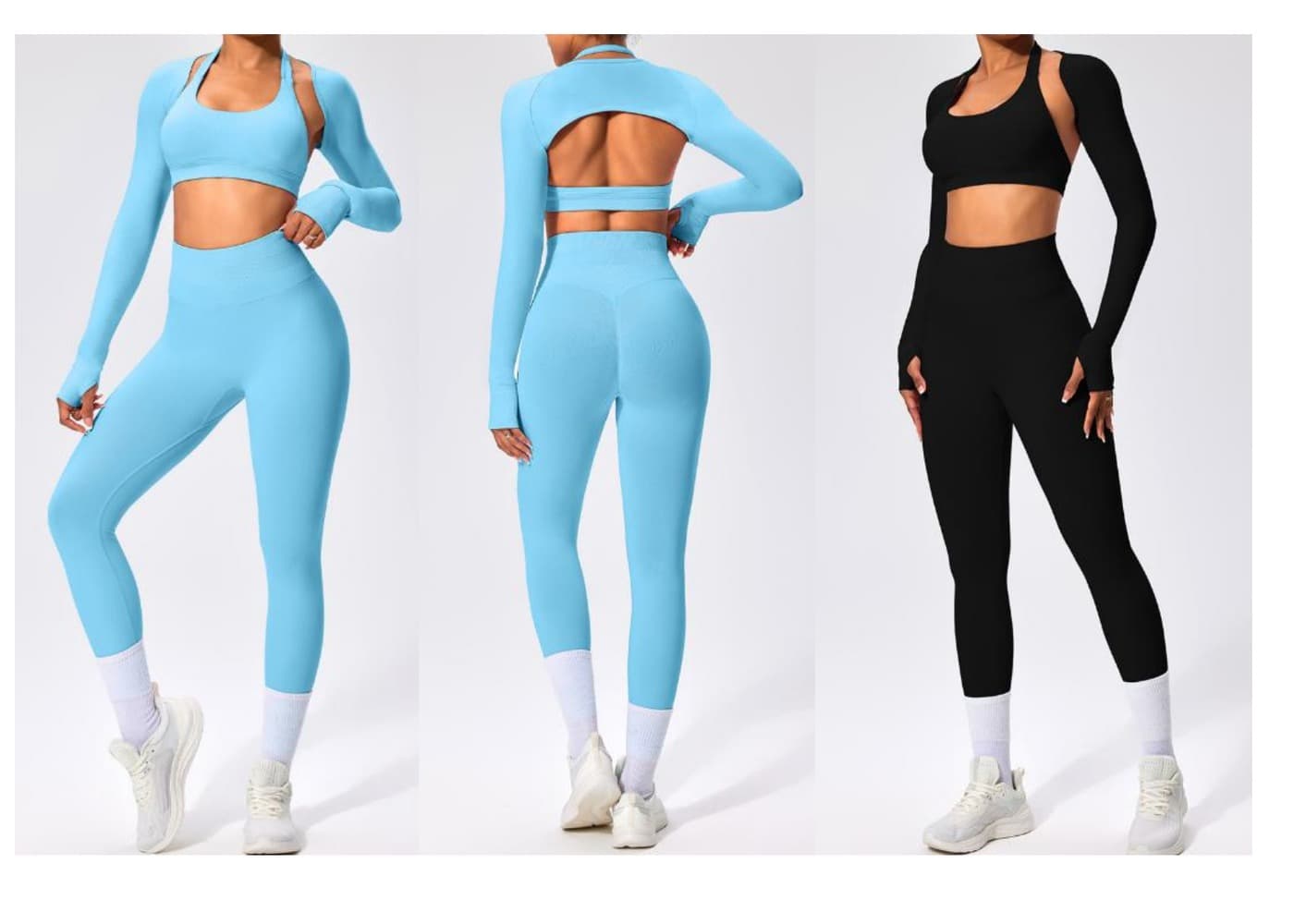 AW-002 Open-Back Long Sleeve Set