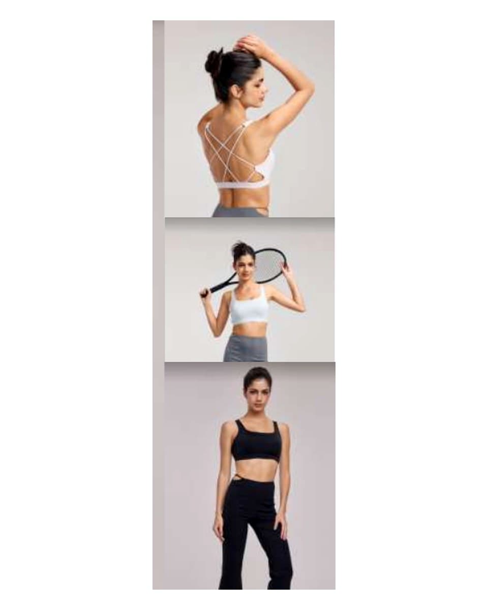 Private label logo and construction detail for activewear
