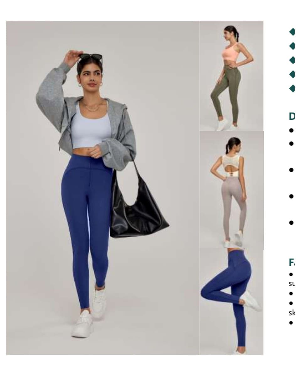 DWP115109 Zipper-Waist Sculpt Legging